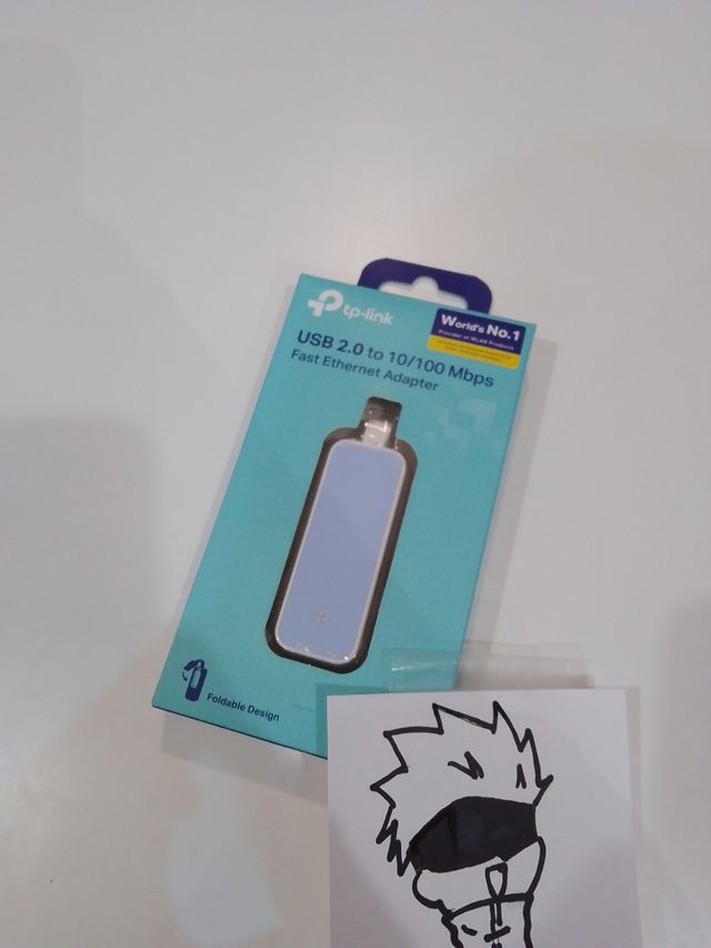 Adaptador cable red a usb