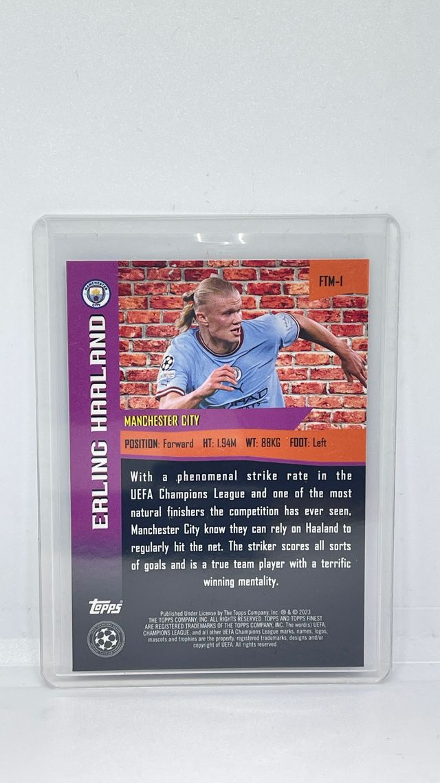 Erling Haaland -Man City -The Man- Case Hit-Finest