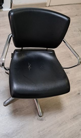 Sillones de peluqueria negros