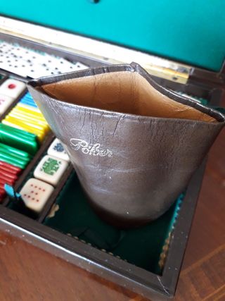 Estuche de piel vintage