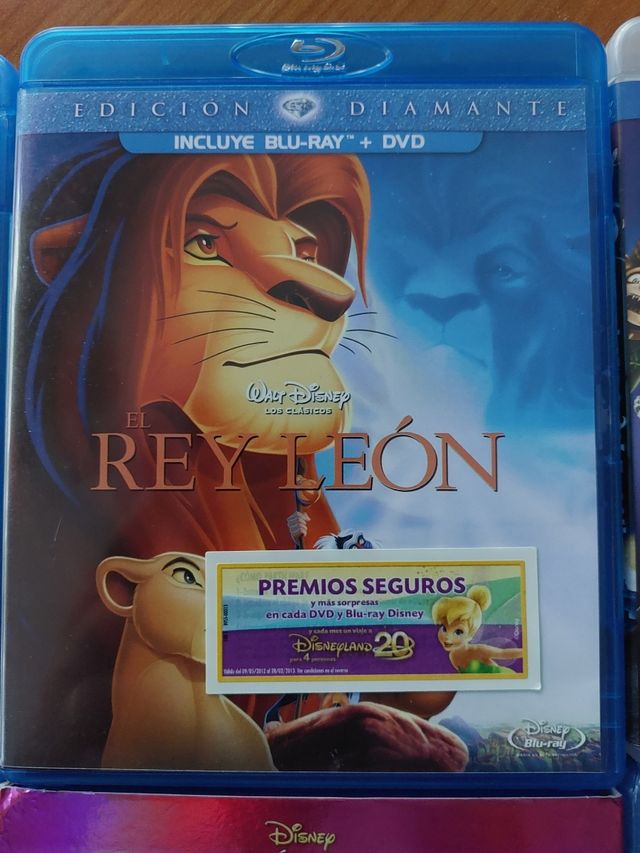 Blu-ray Disney lote 6 Princesas