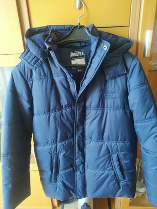 Plumífero niño adolescente azul marino