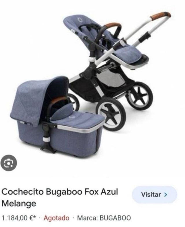 carro bugaboo Fox melange 2 en 1