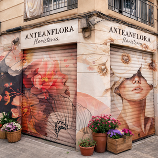 GRAFFITI COMERCIAL decoración pintura mural cierre