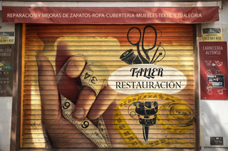 GRAFFITI COMERCIAL decoración pintura mural cierre