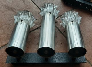 Applique Design  faretti anni 70 space age vetro