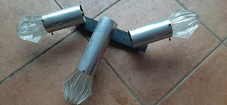 Applique Design  faretti anni 70 space age vetro