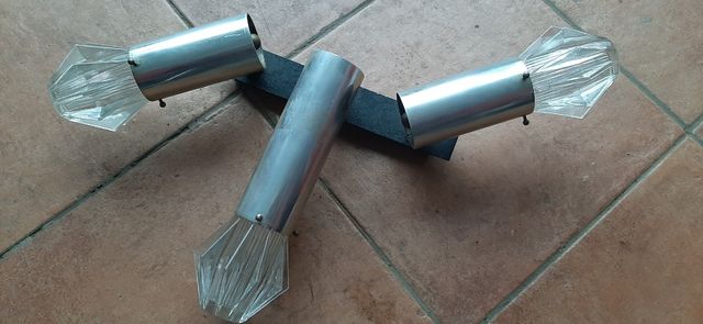 Applique Design faretti anni 70 space age vetro