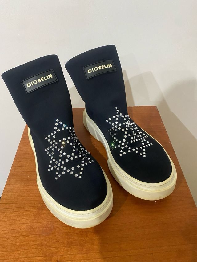 Stivaletti neri Gioselin 34