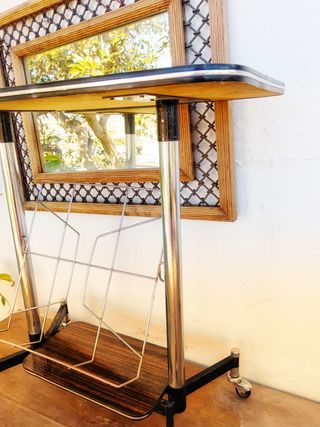 MESA TV REVISTERO MID CENTURY 