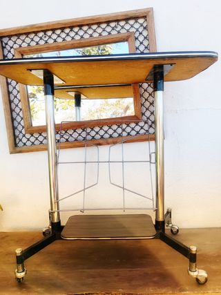 MESA TV REVISTERO MID CENTURY 