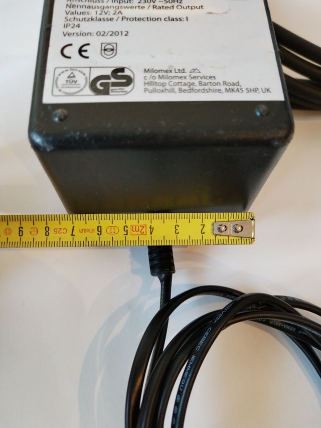 Trasformatore Crivit Milomex 12V; 2A