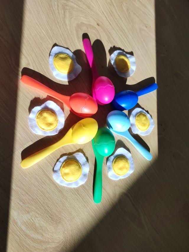 Juego de equilibrio (huevo+cuchara)