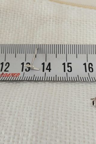 Pendientes plata mini rayo Petite Marie