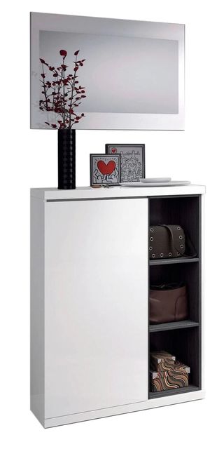 Oferta!! Mueble recibidor con espejo y zapatero