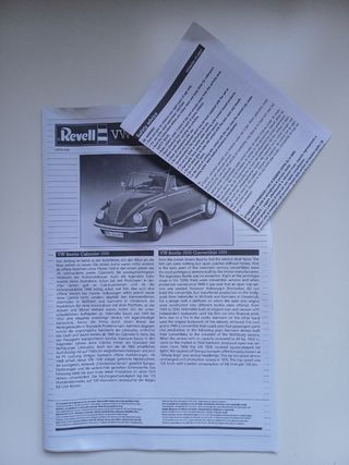 Maqueta Beetle Cabriolet 1970