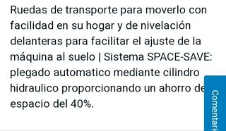 Cinta de correr plegable