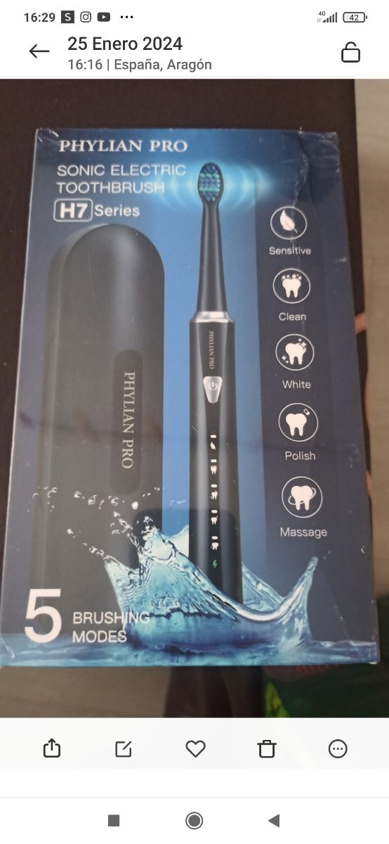 Cepillo dientes electrico