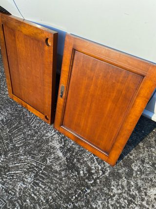 Puertas madera maciza cerezo