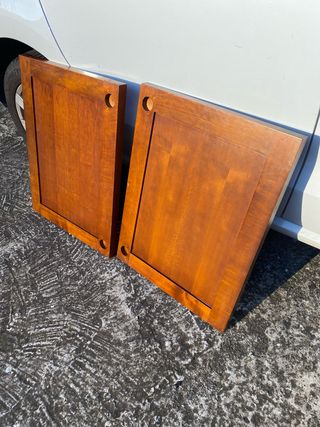 Puertas madera maciza cerezo
