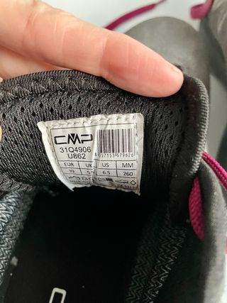 Zapatillas de senderismo trekking CMP waterproof