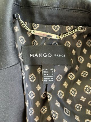 Americana azul Mango talla S