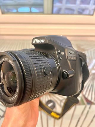 Cámara Reflex Nikon D3400 con bluetooth