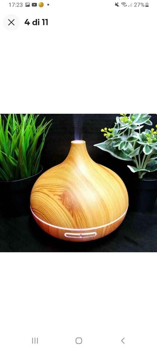 Umidificatore aromi con luci led