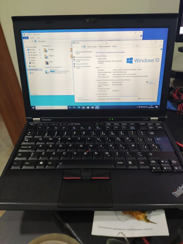 Portatil Lenovo X220