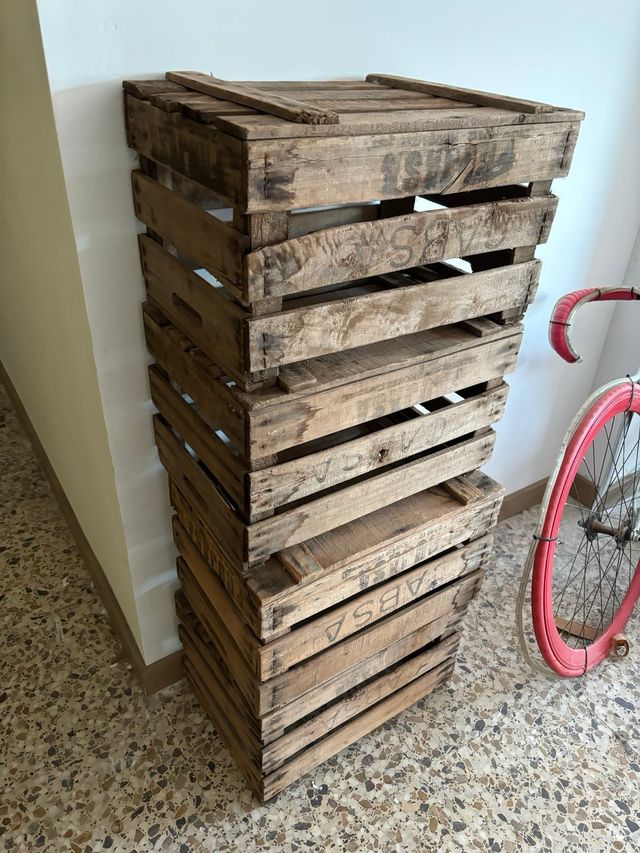 caja de fruta de madera