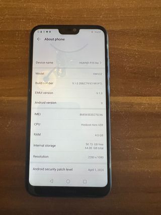 Huawei 20 lite 64GB Buen estado