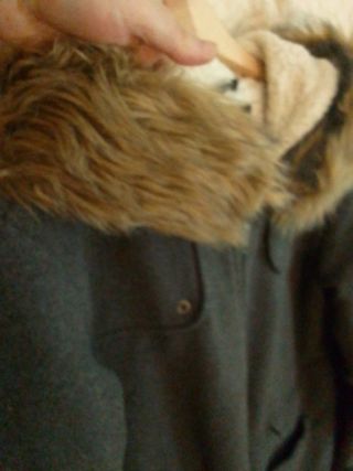 Parka per donna con pelliccia sul bordo cappello
