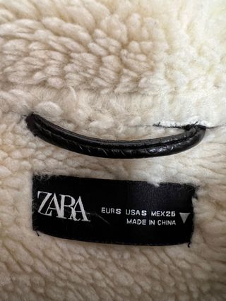 Cazadora doble faz oversize - Zara -Talla S