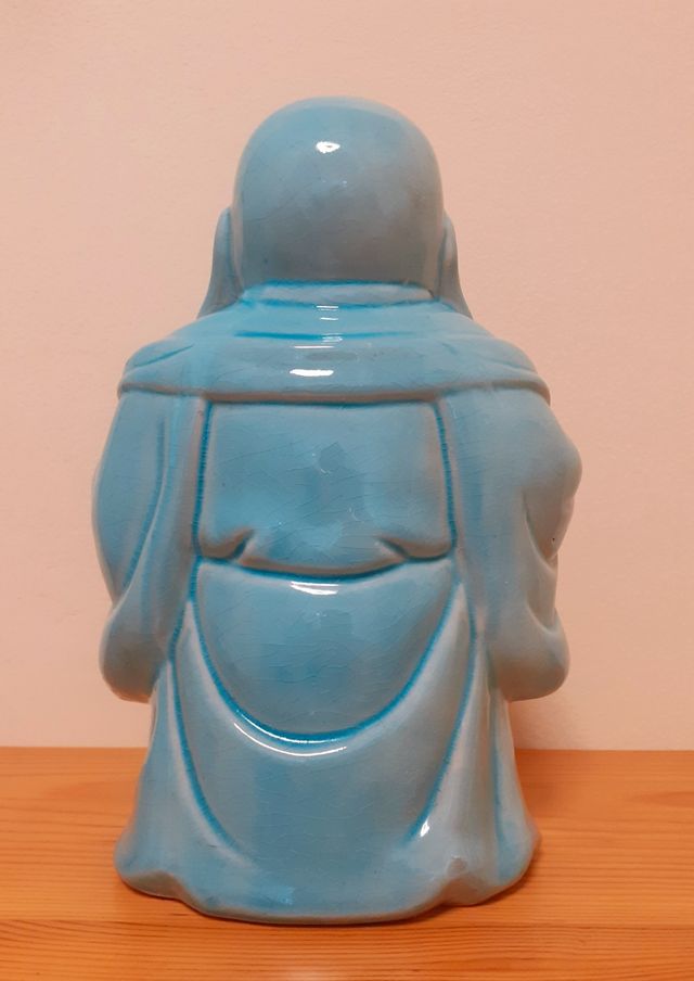 Figura Buda ceramica.