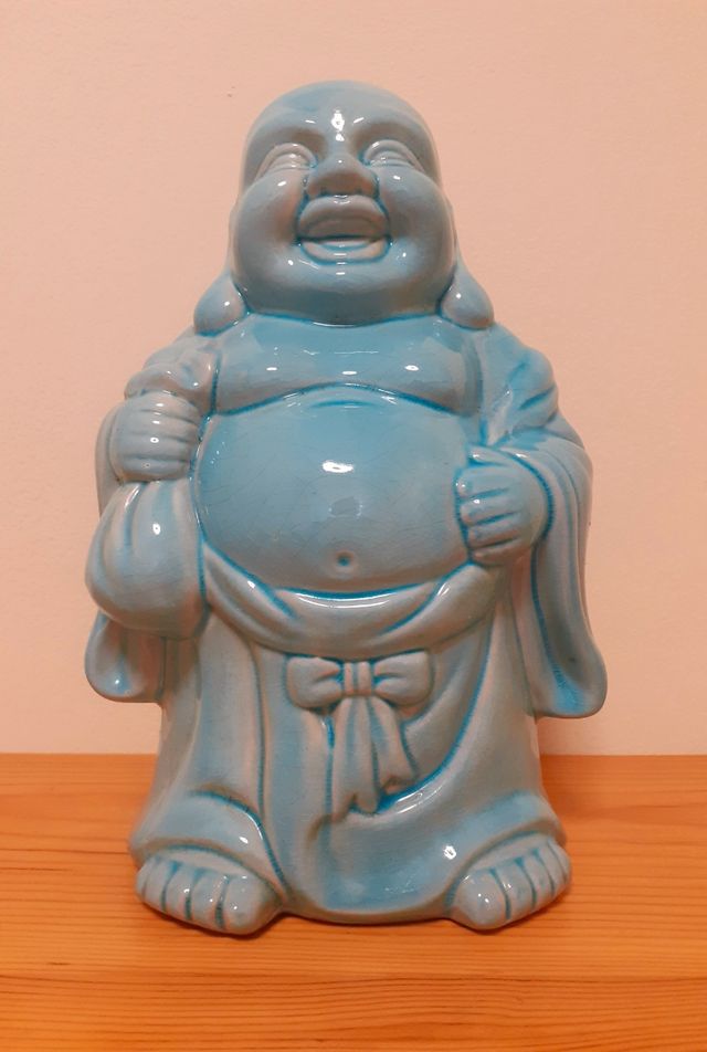 Figura Buda ceramica.