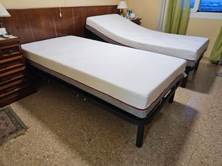 Pack cama articulada+colchón visco