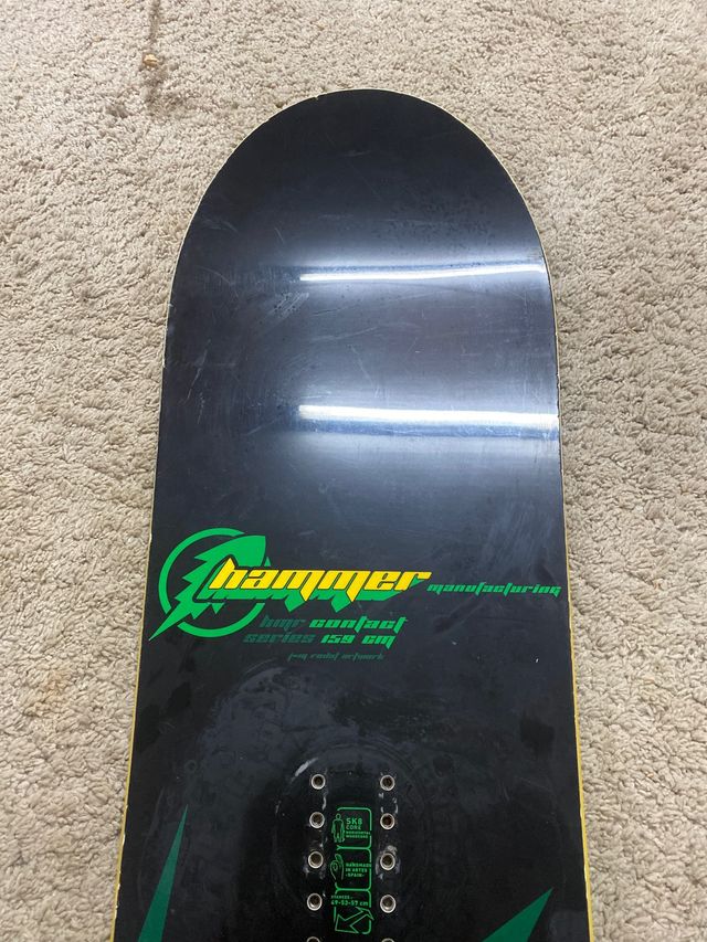 tabla snow hammer 159