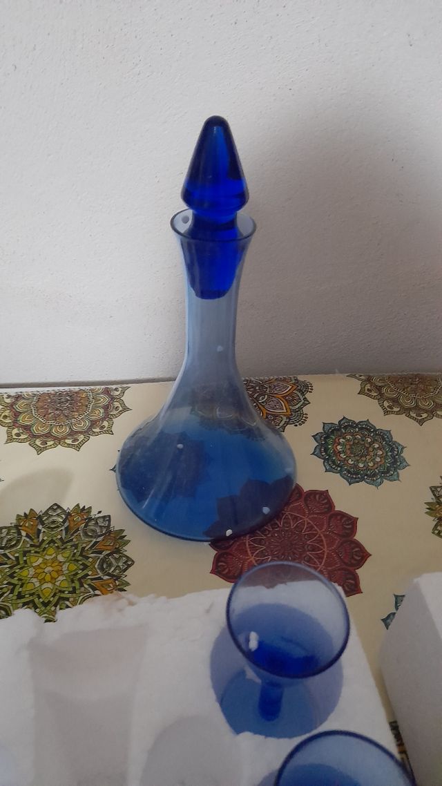 Set bottiglia bicchierini per liquore