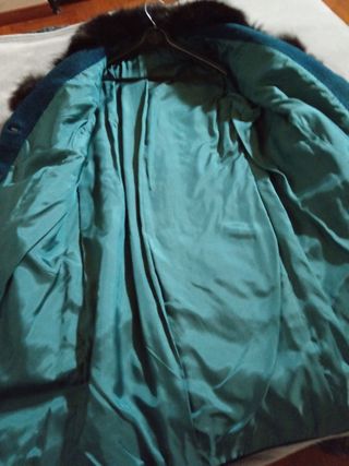 Cappotto vintage blu