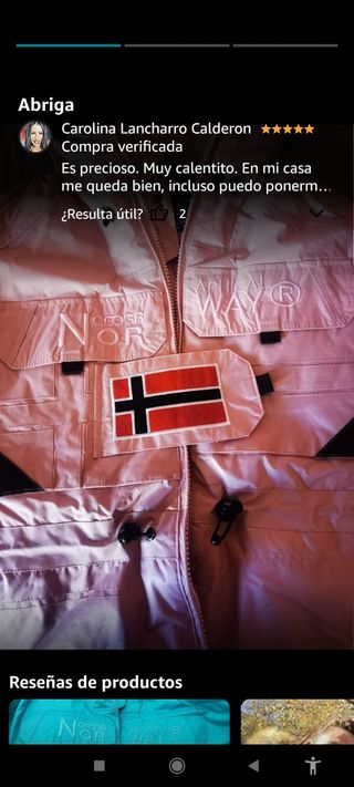 Norway parka rosa