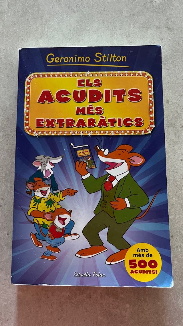 libro en catalan de Geronimo Stilton