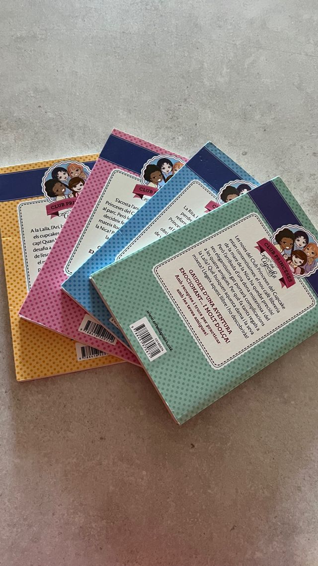 Colección de libros “Club princesses del cupcake”