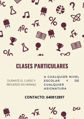 Clases particulares presenciales y online