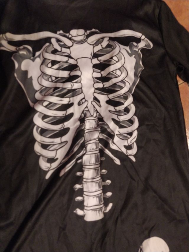 Disfraz calavera c/capa