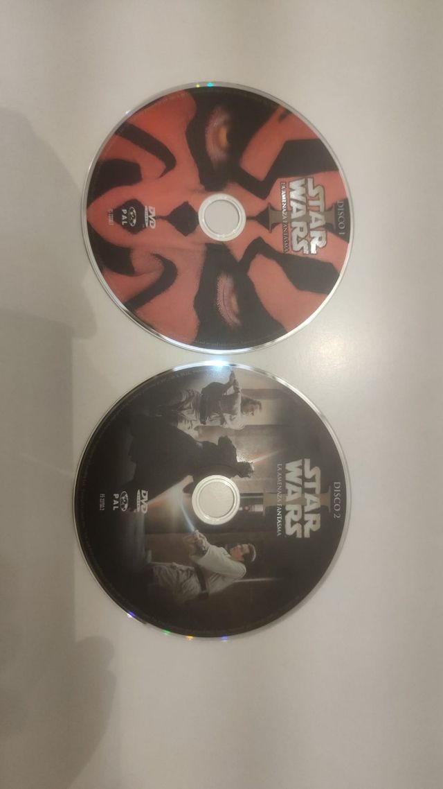 The clone wars mas star wars 1 y 2 en dvd