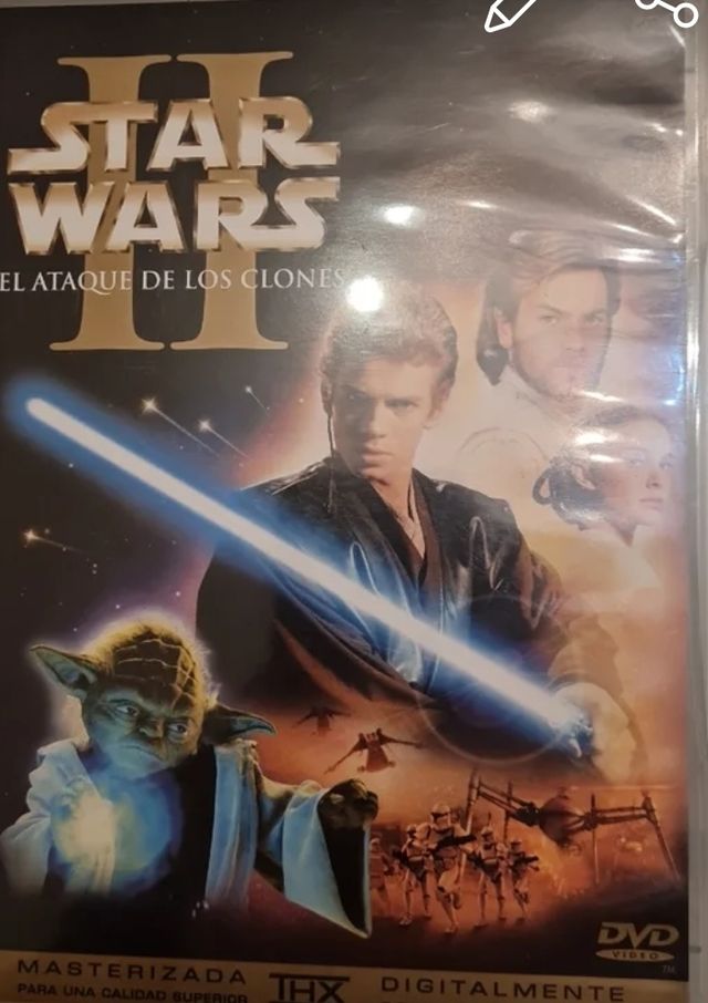 The clone wars mas star wars 1 y 2 en dvd