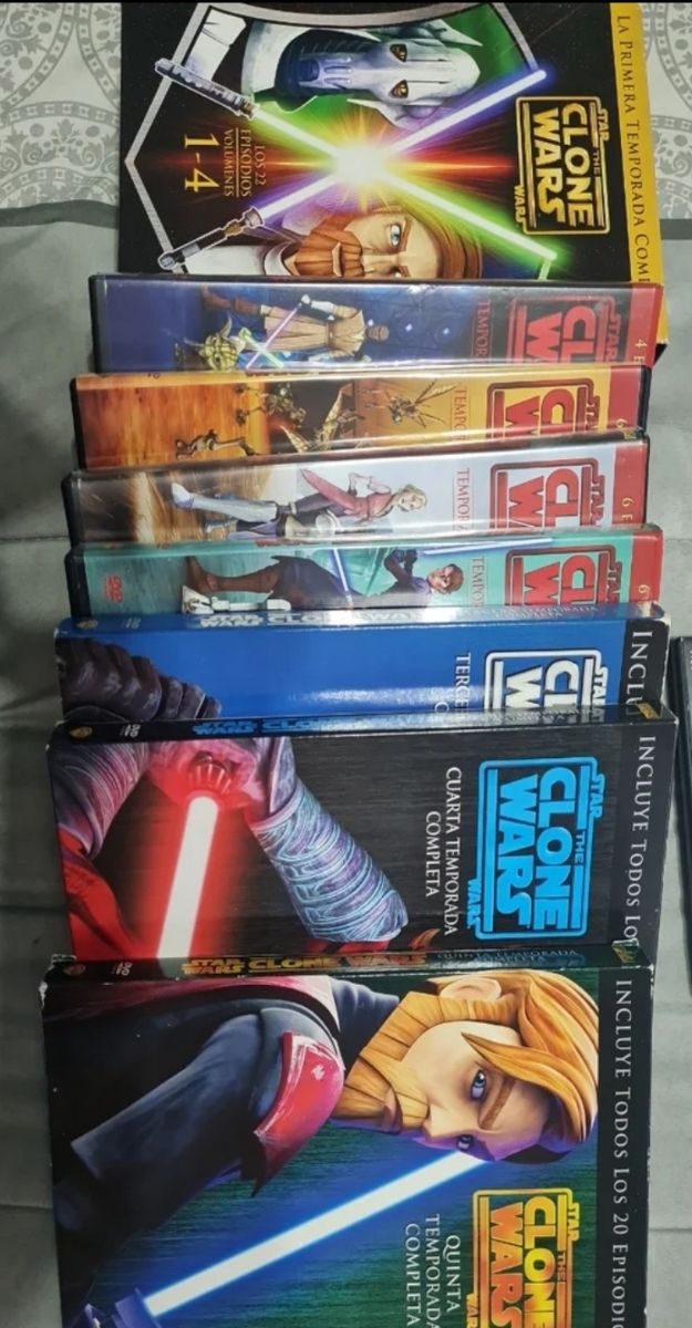 The clone wars mas star wars 1 y 2 en dvd