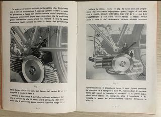 Libretto istruzioni d'uso Mosquito Garelli 1952