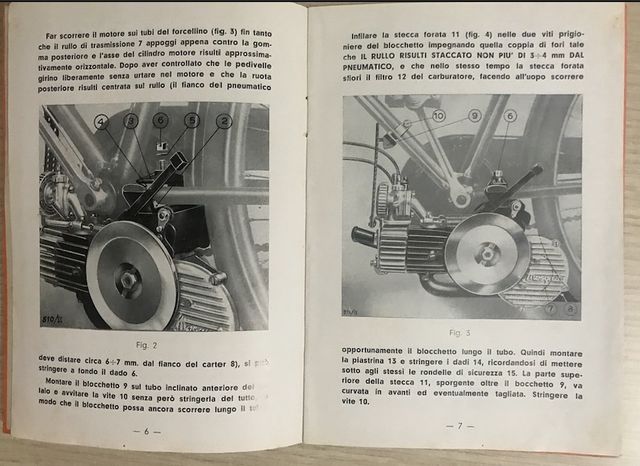 Libretto istruzioni d'uso Mosquito Garelli 1952