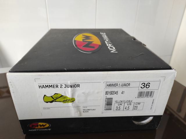 Zapatillas MTB northwave junior talla 36